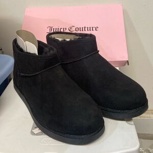 Juicy Couture Black Ankle Boots